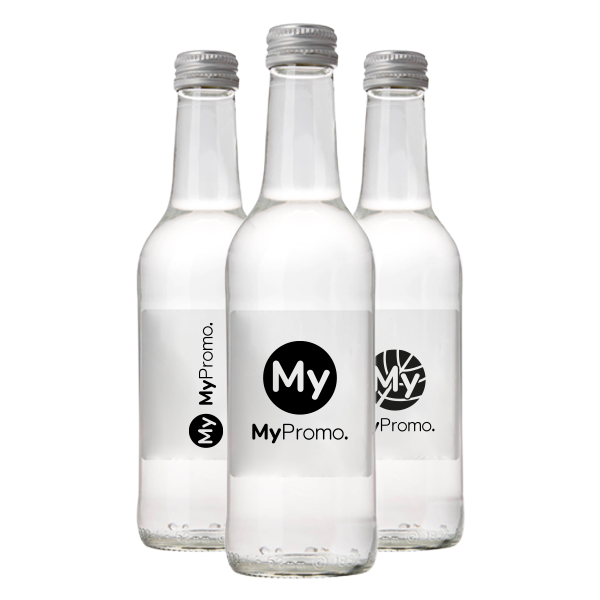 Small mineral water bottle | Glass | 330 ml | Full colour